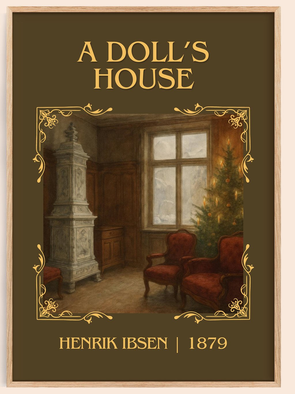 A Doll’S House Classic Book Art Print by Henrik Ibsen – book poster