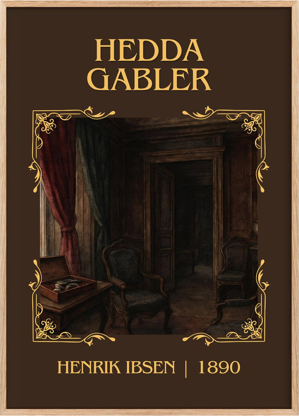 Hedda Gabler Classic Book Art Print by Henrik Ibsen