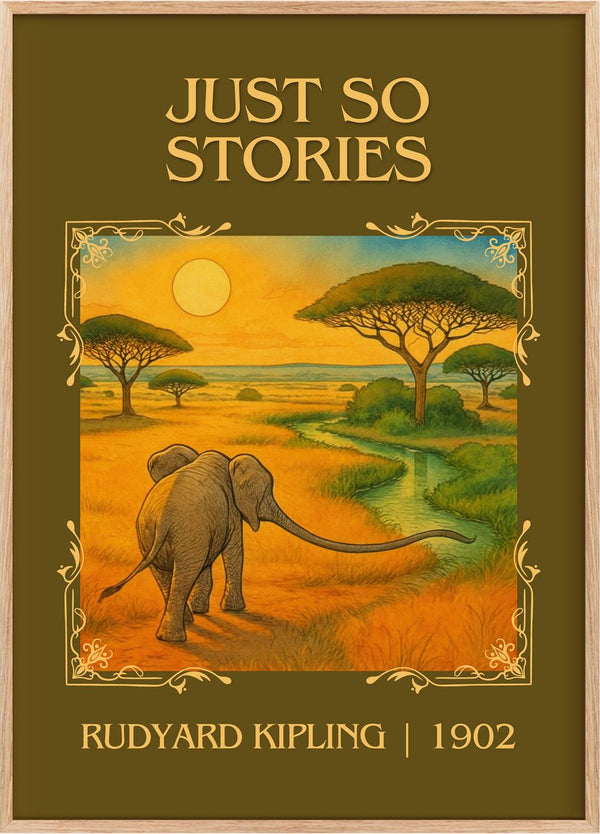 Just So Stories Classic Book Art Print by Rudyard Kipling