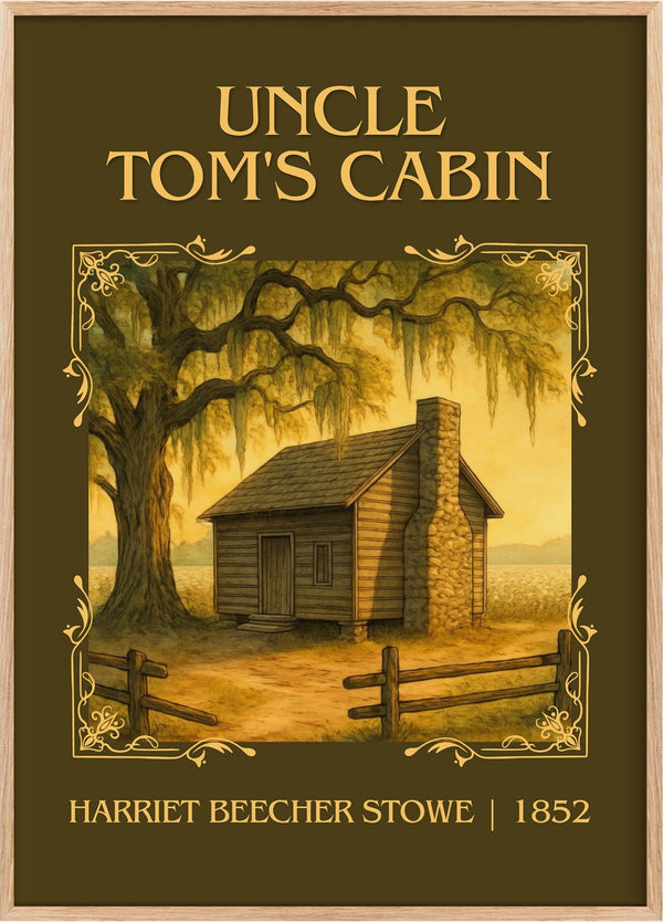 Uncle Tom's Cabin Classic Book Art Print by Harriet Beecher Stowe