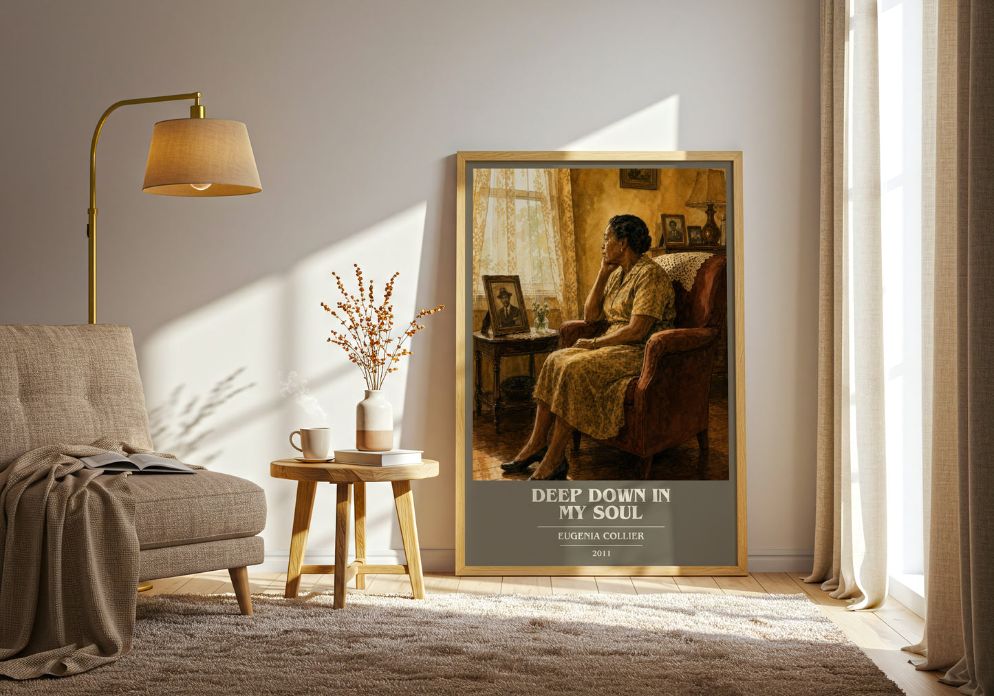 Deep Down In My Soul book cover print on bookshelf – Eugenia Collier fan gift