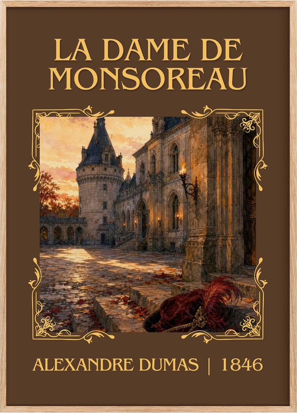 La Dame De Monsoreau Classic Book Art Print by Alexandre Dumas