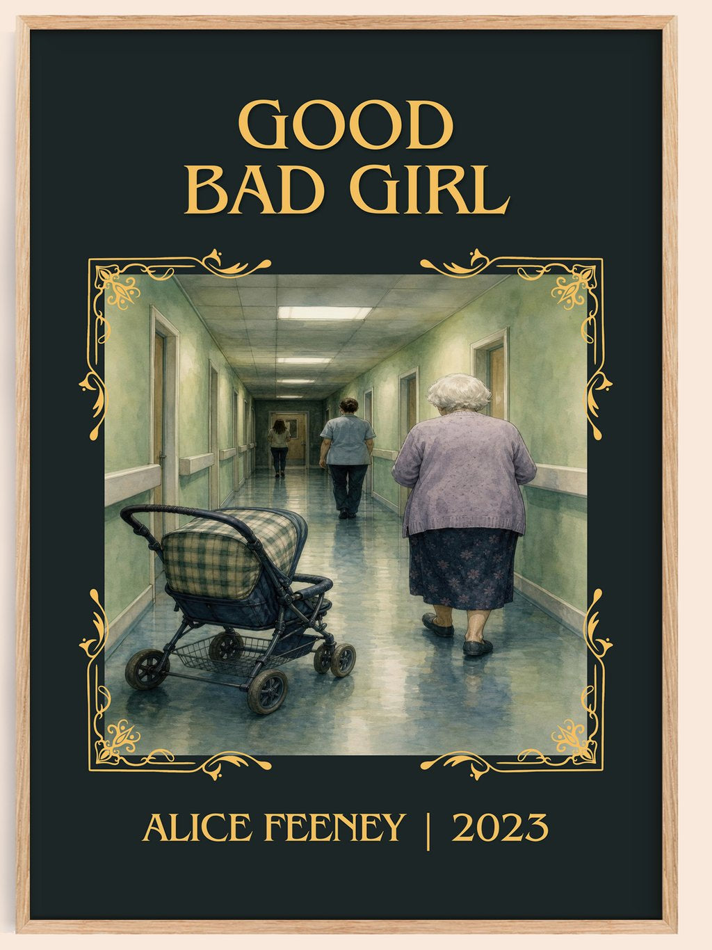 Good Bad Girl Classic Book Art Print by Alice Feeney – book poster