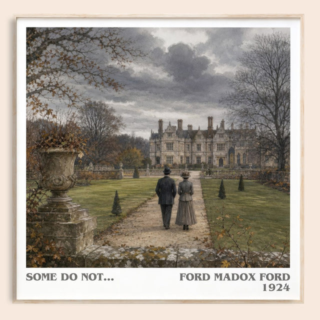 Some Do Not... Literary Art Print by Ford Madox Ford