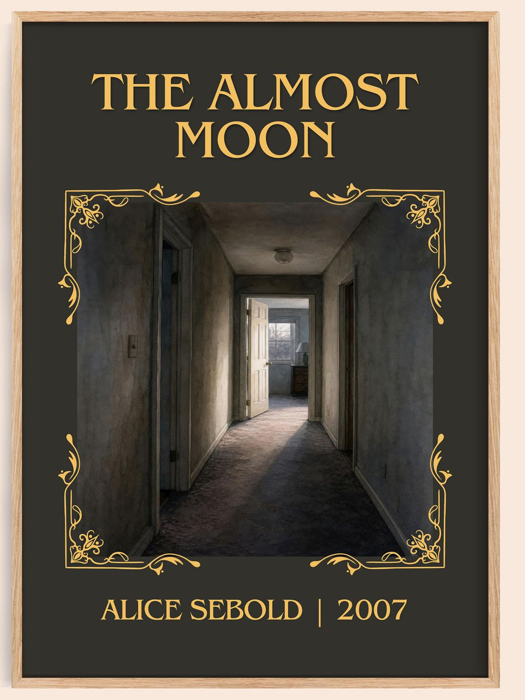 The Almost Moon Classic Book Art Print by Alice Sebold – book poster