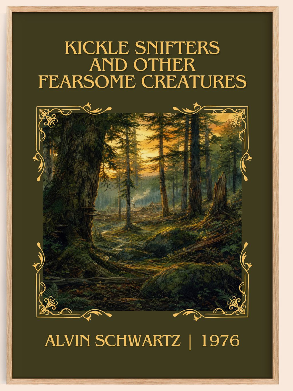 Kickle Snifters And Other Fearsome Creatures Classic Book Art Print – – book poster