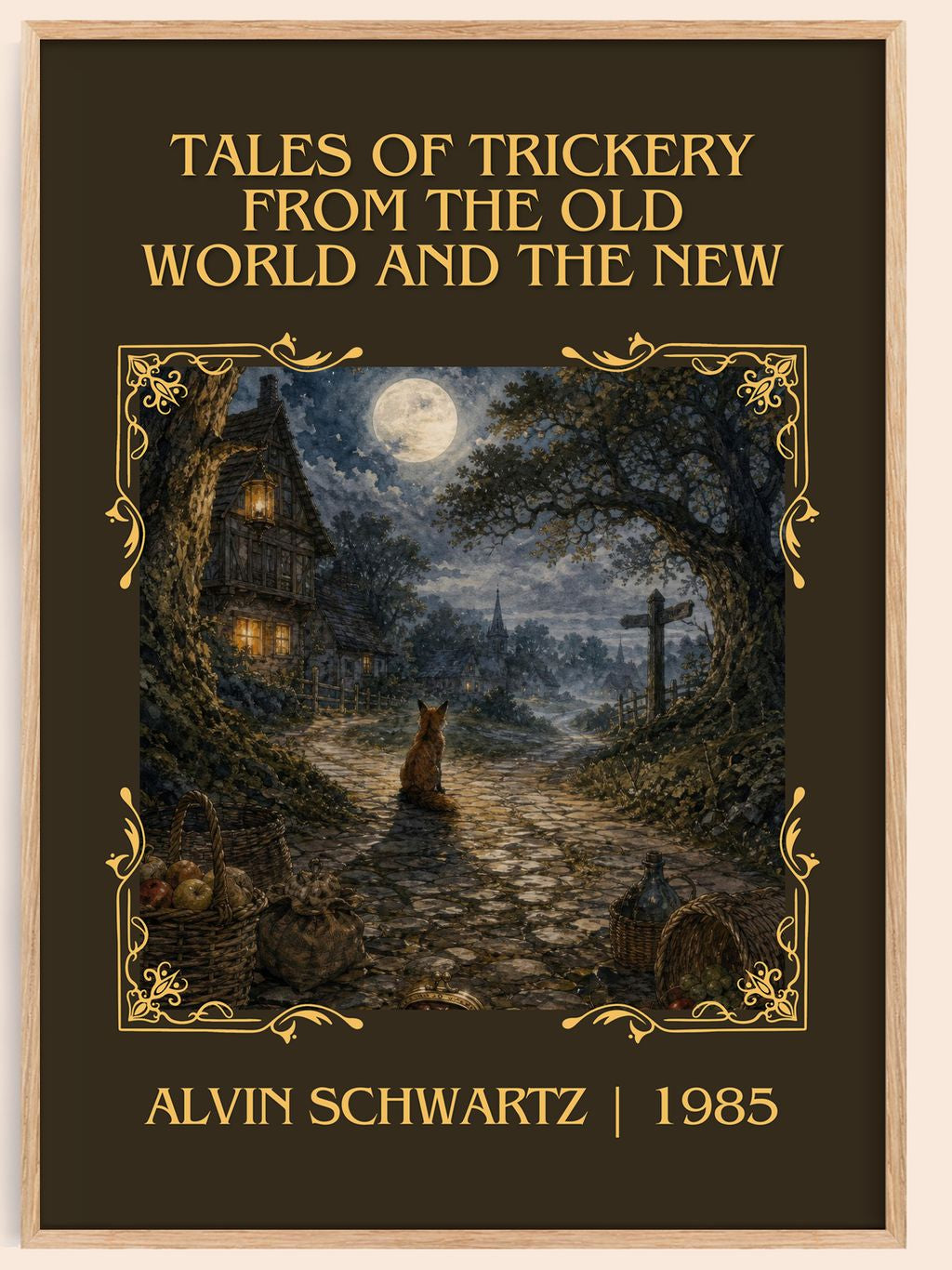 Tales Of Trickery From The Old World And The New Classic Book Art – book poster