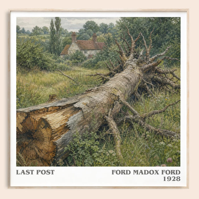 Last Post Literary Art Print by Ford Madox Ford