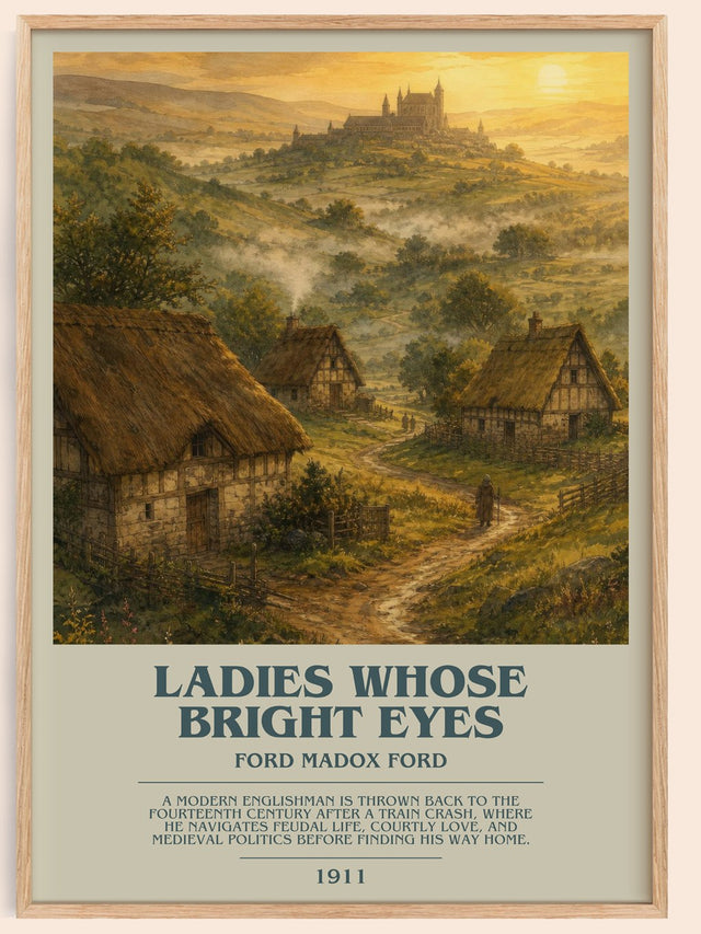Ladies Whose Bright Eyes Bookish Wall Art by Ford Madox Ford