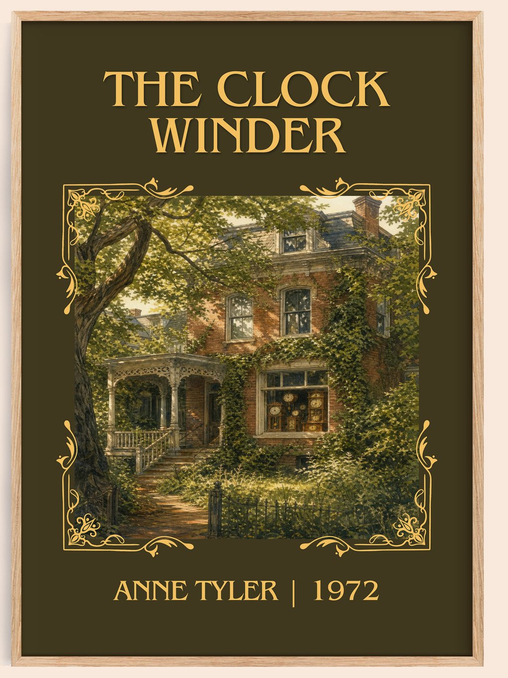The Clock Winder Classic Book Art Print by Anne Tyler – book poster