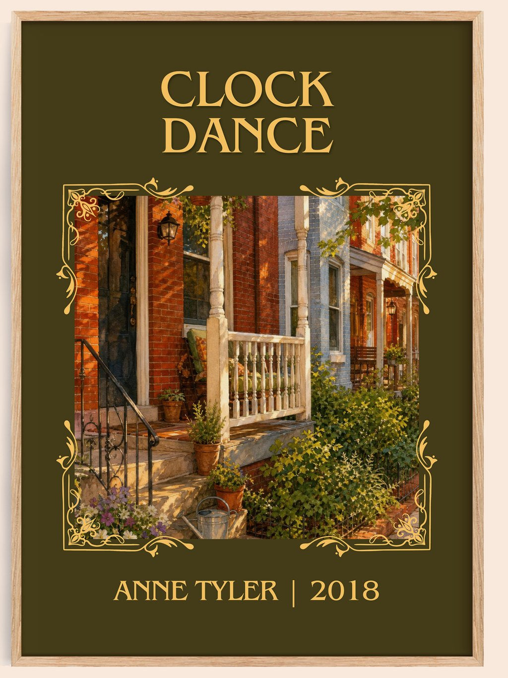 Clock Dance Classic Book Art Print by Anne Tyler – book poster