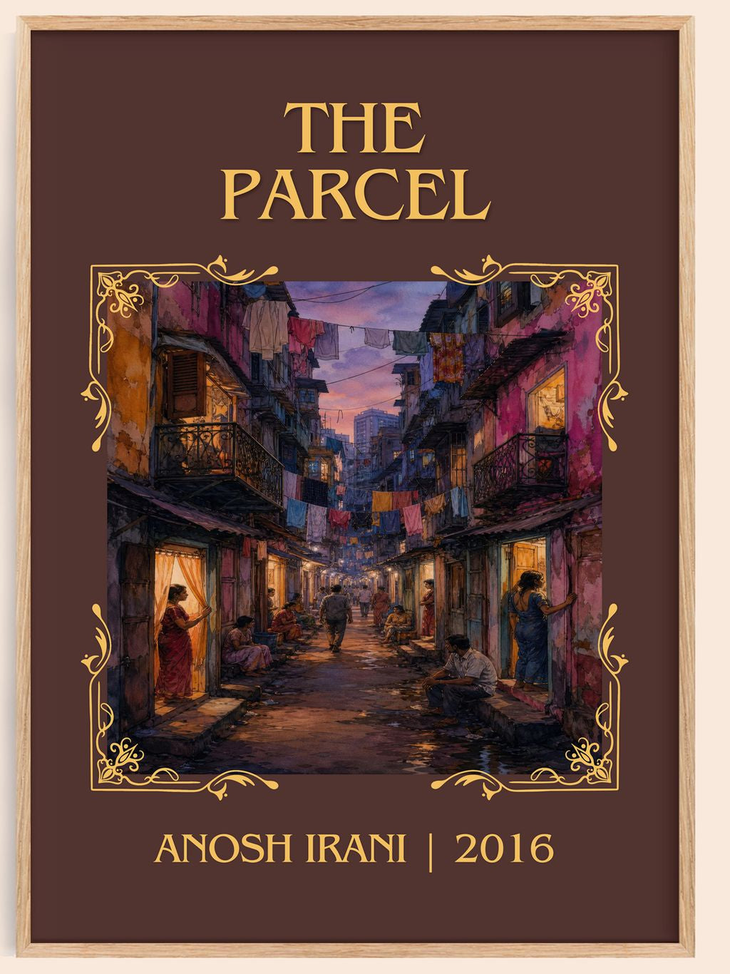 The Parcel Classic Book Art Print by Anosh Irani – book poster