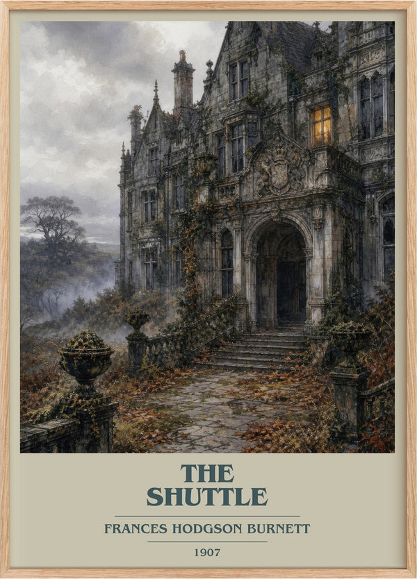The Shuttle Book Cover Poster by Frances Hodgson Burnett