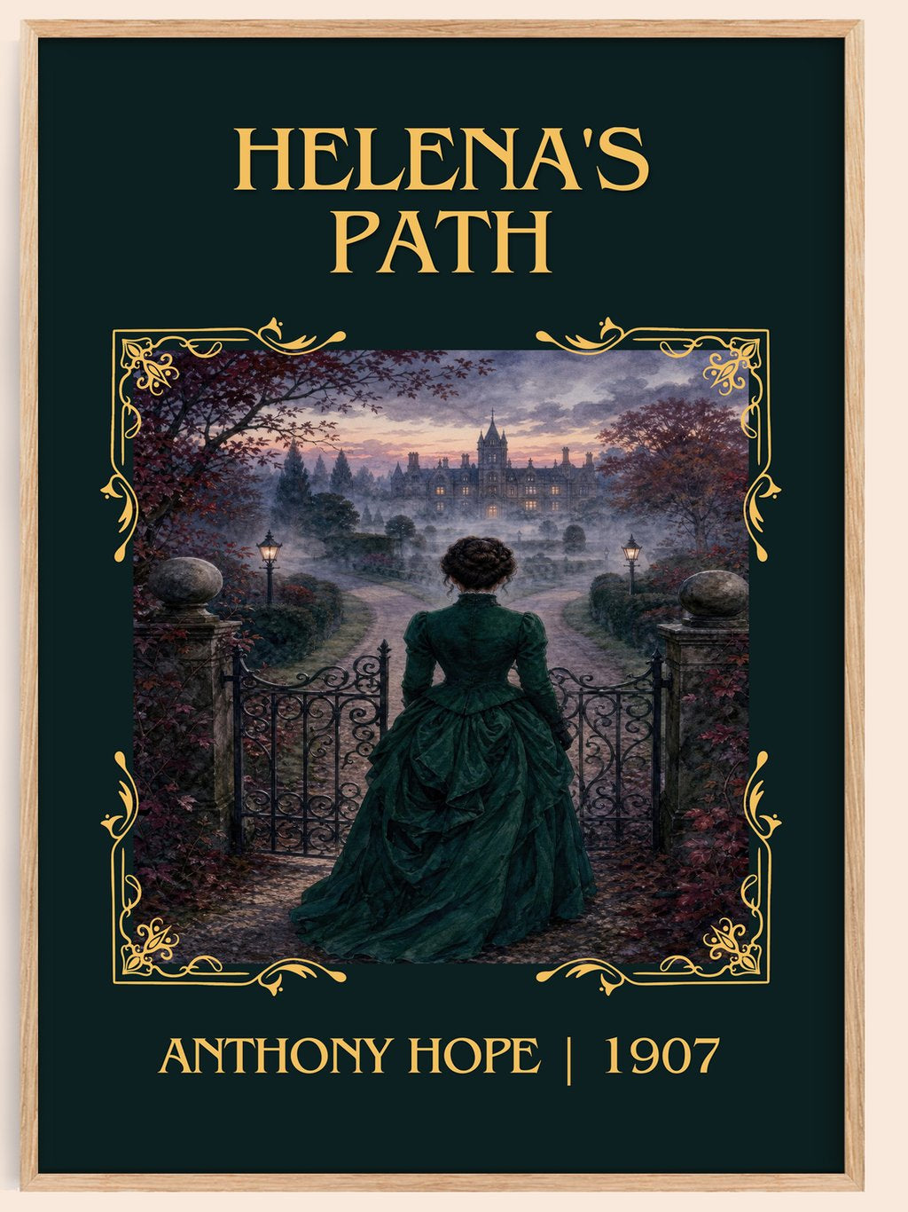 Helena'S Path Classic Book Art Print by Anthony Hope – book poster