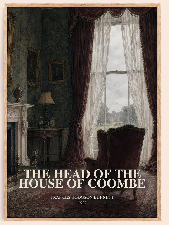 Head Of The House Of Coombe Book Watercolour Illustration – F. Burnett