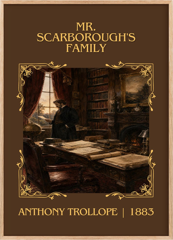 Mr. Scarborough's Family Classic Book Art Print by Anthony Trollope