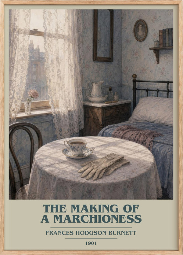 Making Of A Marchioness Book Cover Poster by Frances Hodgson Burnett