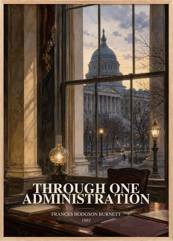 Through One Administration Book Watercolour Illustration by F. Burnett