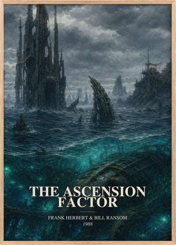 Ascension Factor Book Watercolour Illustration by F. Ransom