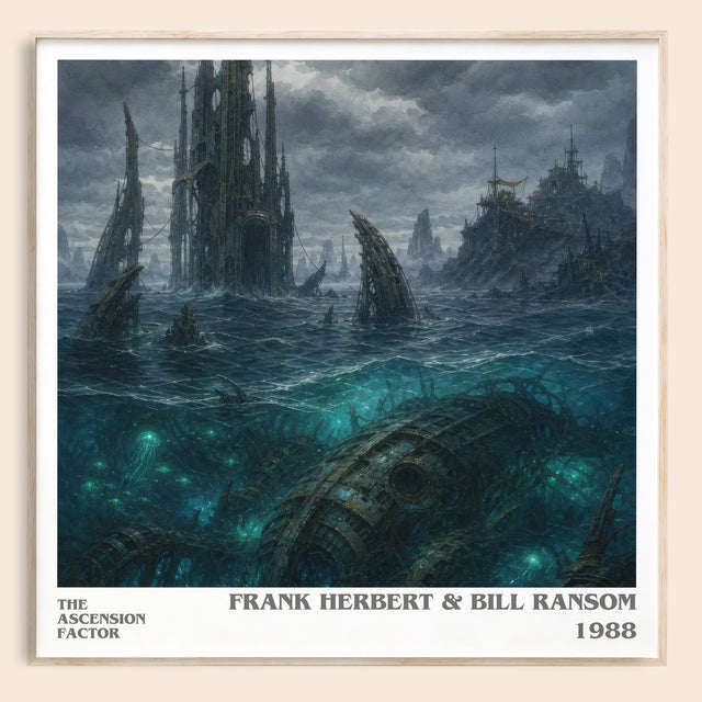 The Ascension Factor Literary Art Print by Frank Herbert & Bill Ransom