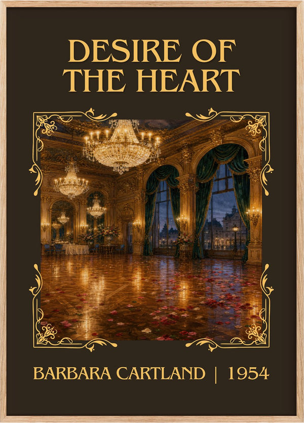 Desire Of The Heart Classic Book Art Print by Barbara Cartland