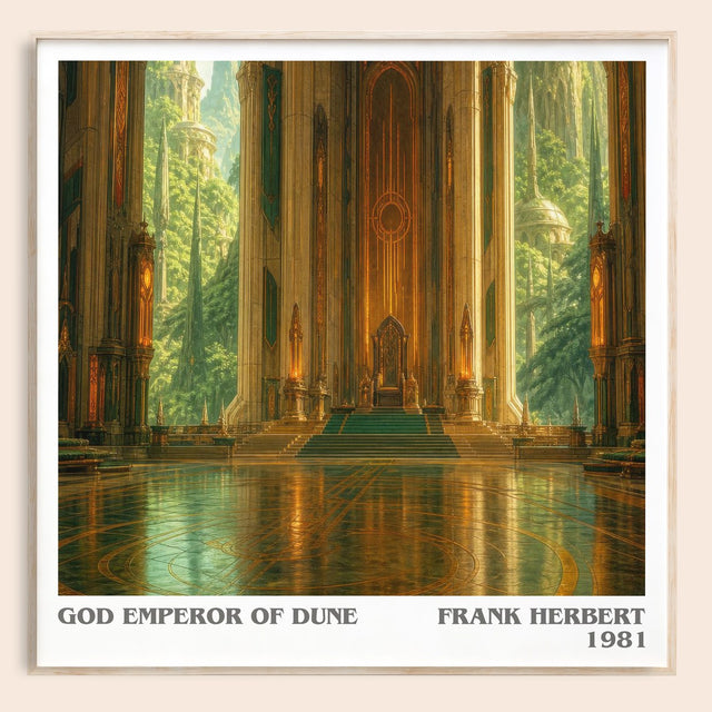 God Emperor Of Dune Literary Art Print by Frank Herbert