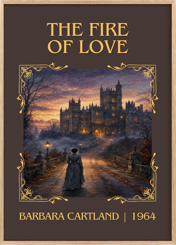 The Fire Of Love Classic Book Art Print by Barbara Cartland