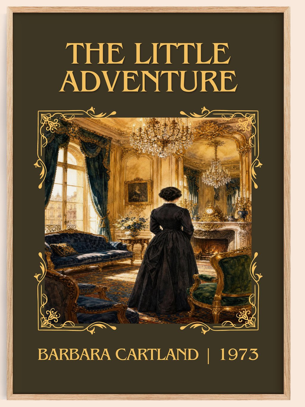 The Little Adventure Classic Book Art Print by Barbara Cartland – book poster