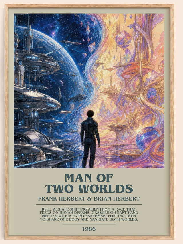 Man Of Two Worlds Bookish Wall Art by Frank Herbert & Brian Herbert