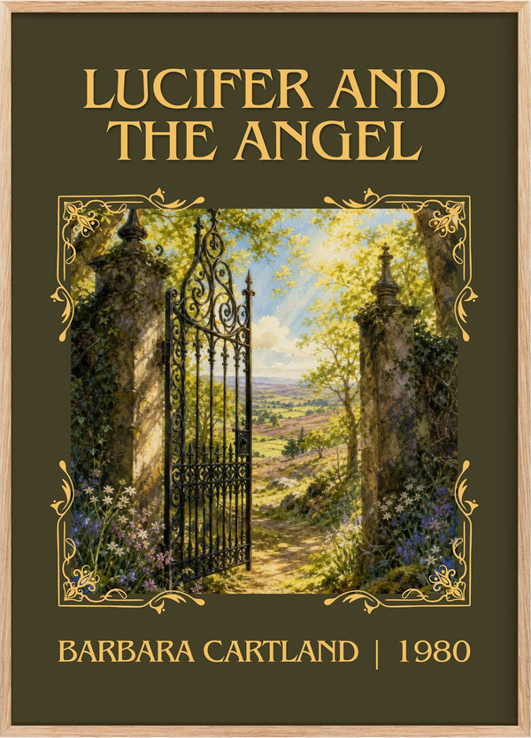 Lucifer And The Angel Classic Book Art Print by Barbara Cartland