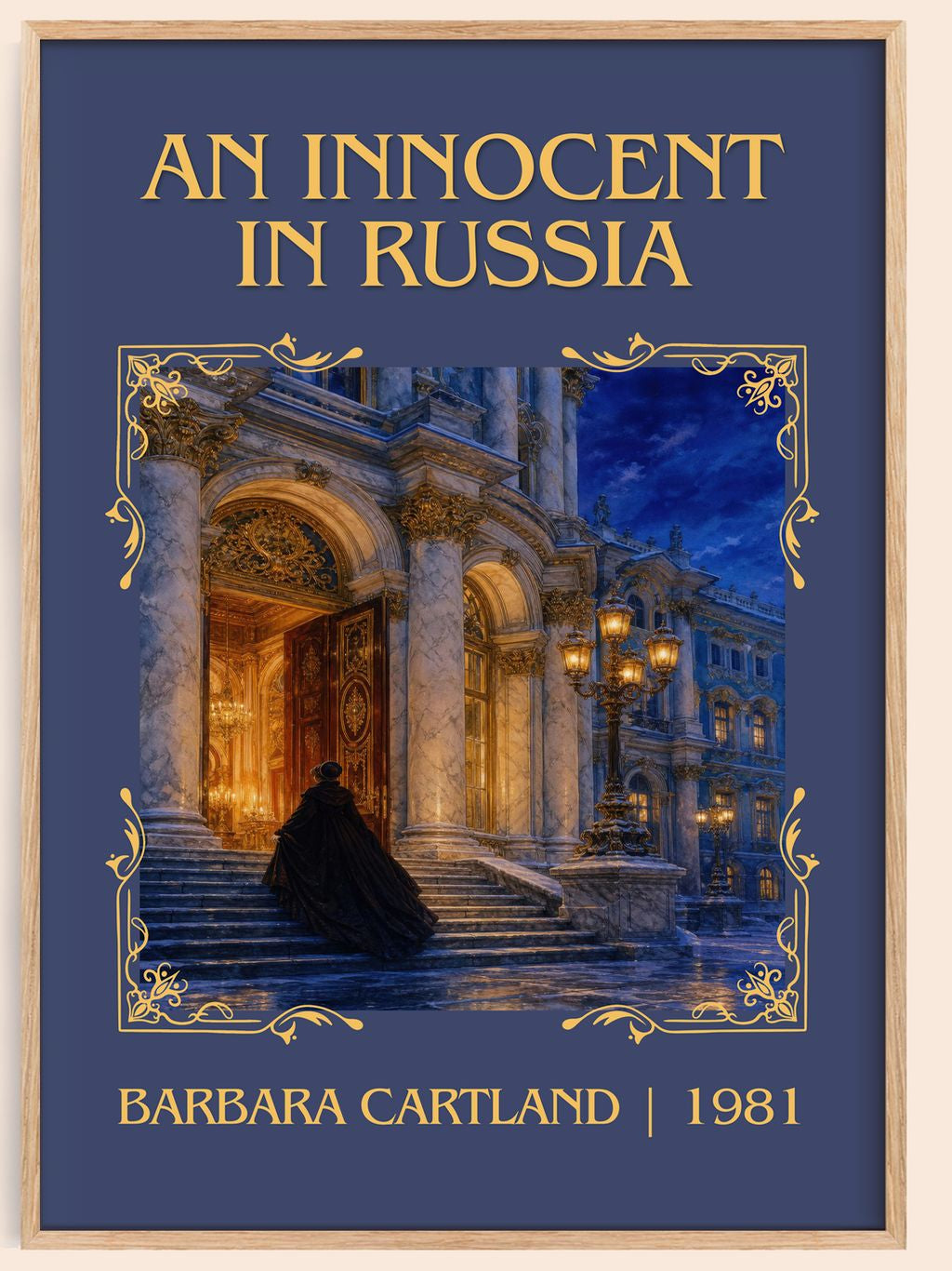 An Innocent In Russia Classic Book Art Print by Barbara Cartland – book poster