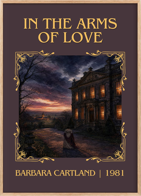 In The Arms Of Love Classic Book Art Print by Barbara Cartland