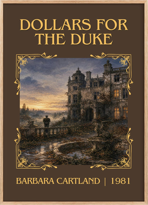 Dollars For The Duke Classic Book Art Print by Barbara Cartland