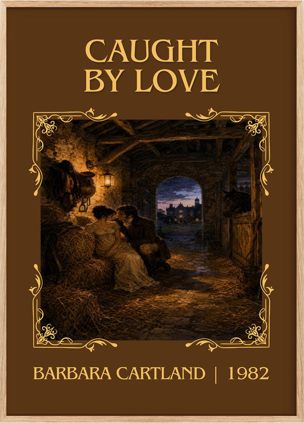 Caught By Love Classic Book Art Print by Barbara Cartland