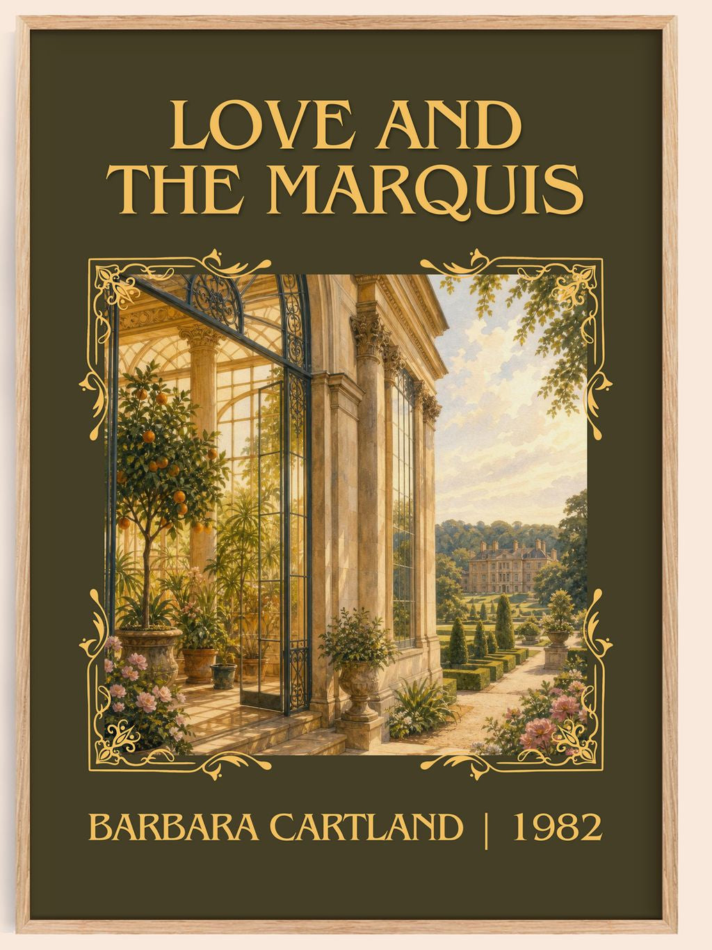 Love And The Marquis Classic Book Art Print by Barbara Cartland – book poster