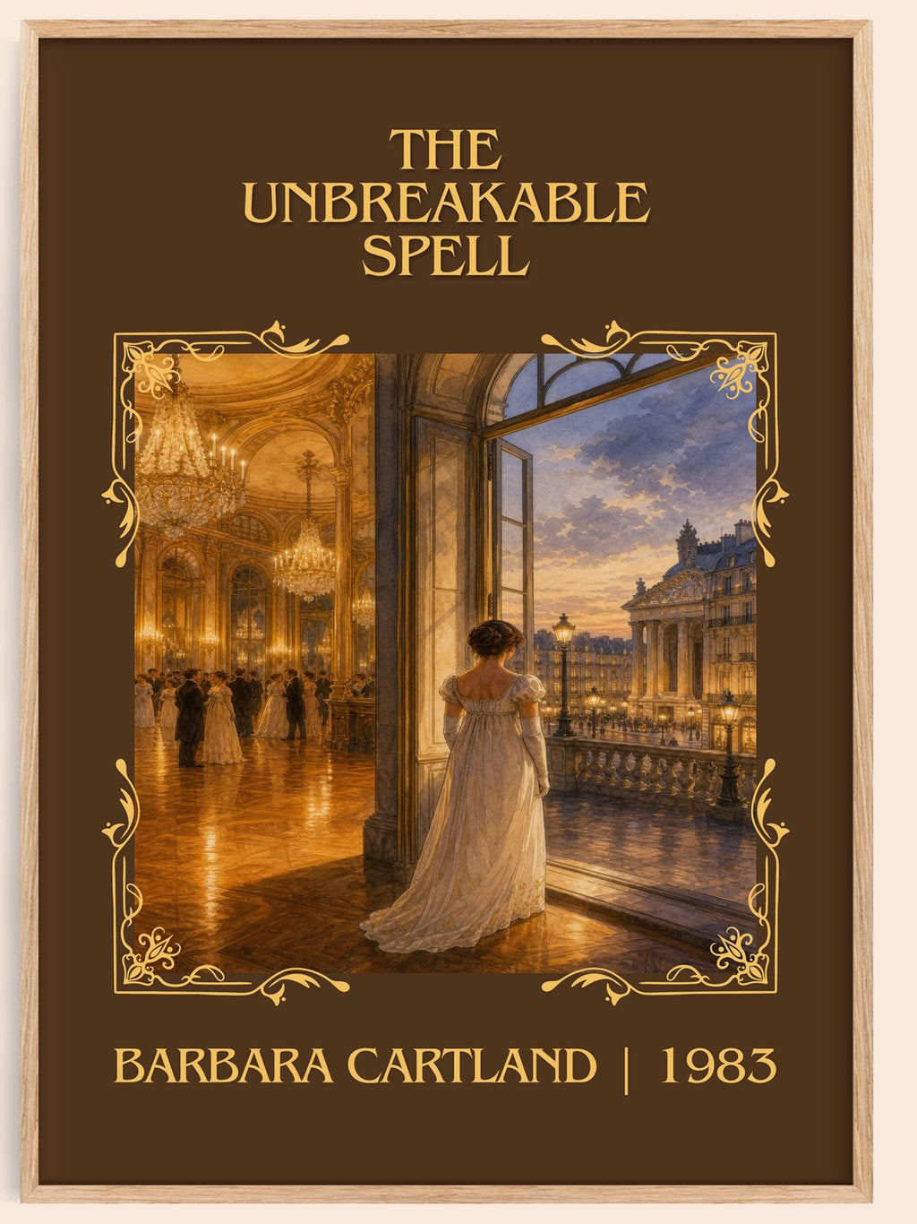 The Unbreakable Spell Classic Book Art Print by Barbara Cartland – book poster