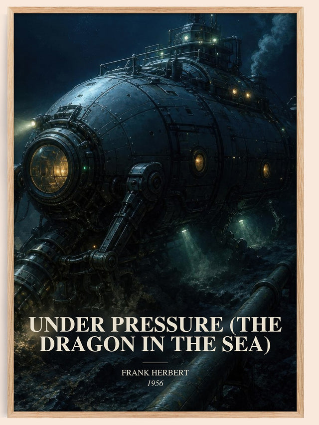 Under Pressure (The Dragon In The Sea) Book Watercolour Illustration