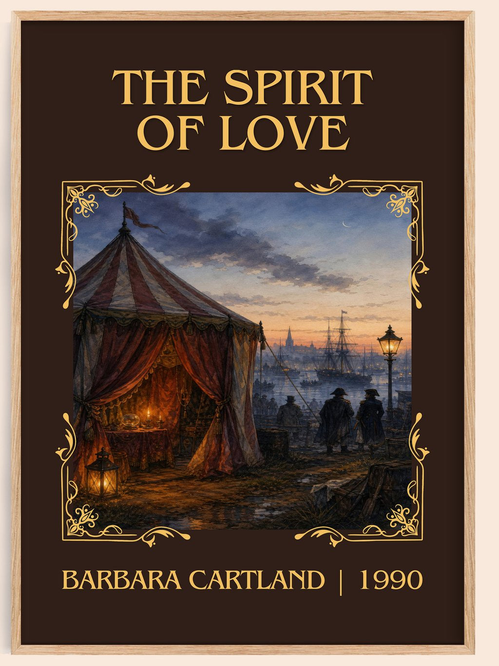 The Spirit Of Love Classic Book Art Print by Barbara Cartland – book poster