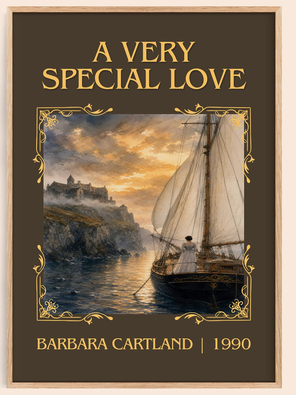 A Very Special Love Classic Book Art Print by Barbara Cartland – book poster