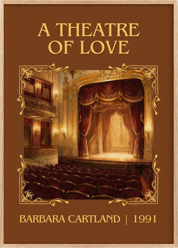A Theatre Of Love Classic Book Art Print by Barbara Cartland