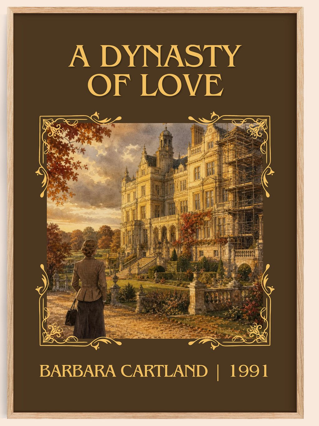 A Dynasty Of Love Classic Book Art Print by Barbara Cartland – book poster