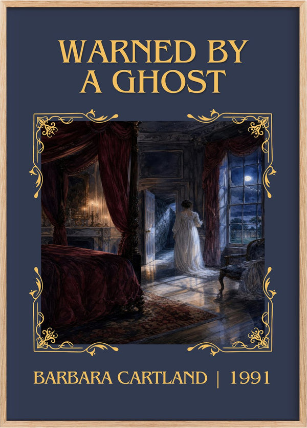 Warned By A Ghost Classic Book Art Print by Barbara Cartland