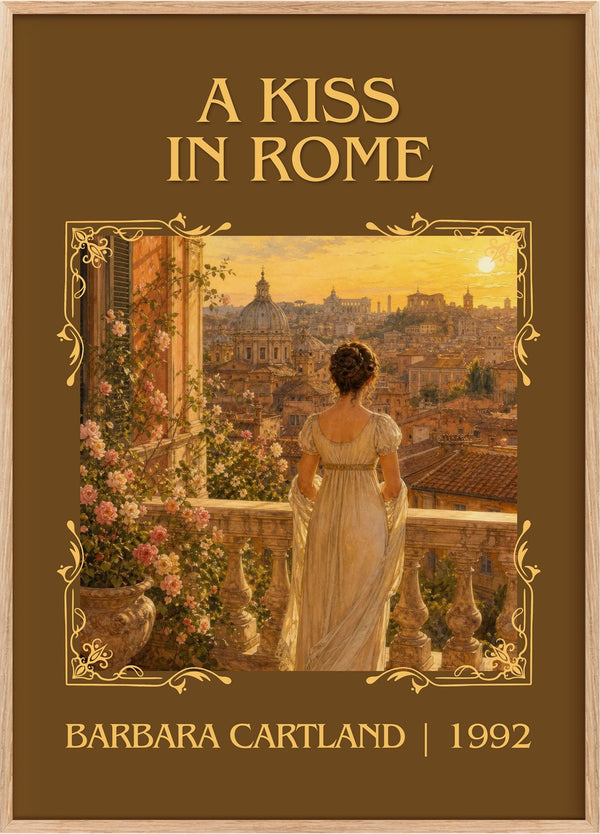 A Kiss In Rome Classic Book Art Print by Barbara Cartland