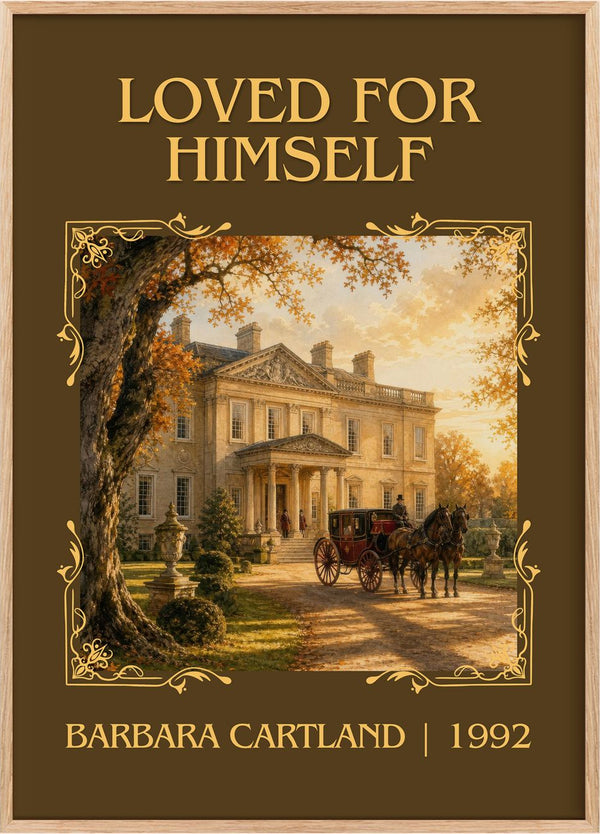 Loved For Himself Classic Book Art Print by Barbara Cartland