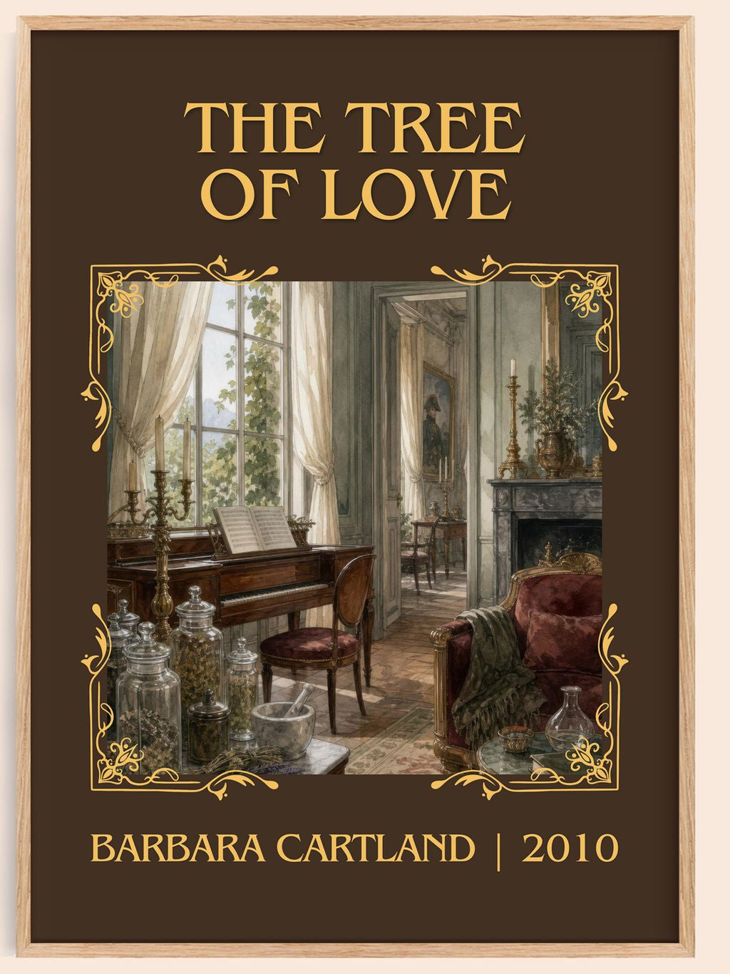 The Tree Of Love Classic Book Art Print by Barbara Cartland – book poster