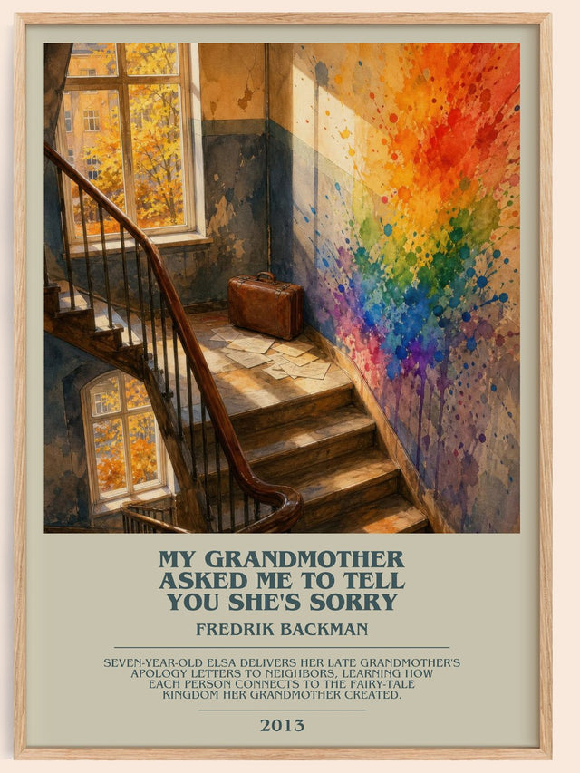 My Grandmother Asked Me To Tell You She'S Sorry Bookish Wall Art – F.