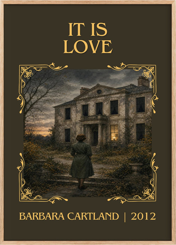 It Is Love Classic Book Art Print by Barbara Cartland