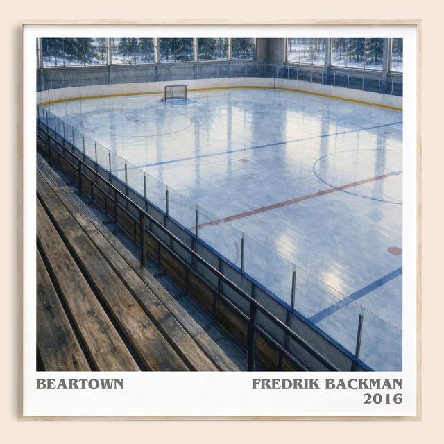 Beartown Literary Art Print by Fredrik Backman