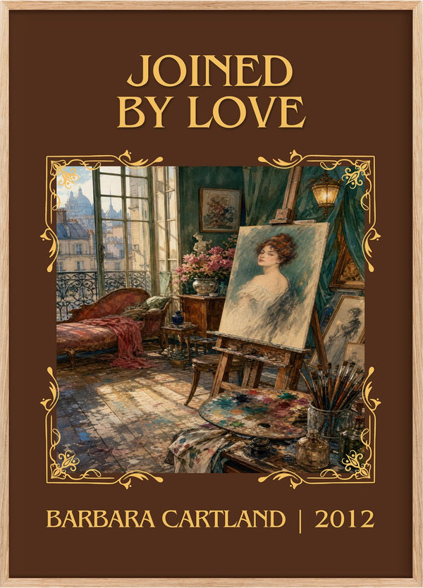 Joined By Love Classic Book Art Print by Barbara Cartland