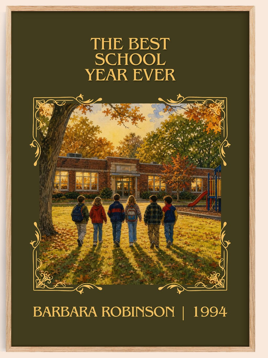 The Best School Year Ever Classic Book Art Print by Barbara Robinson – book poster